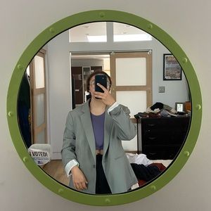 H&M Oversized Lined Sage Green Blazer